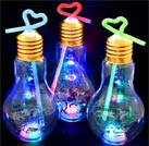 ディズニーオールスター光る電球ボトル500ml