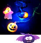 ハロウィンやわらか光るペンダント